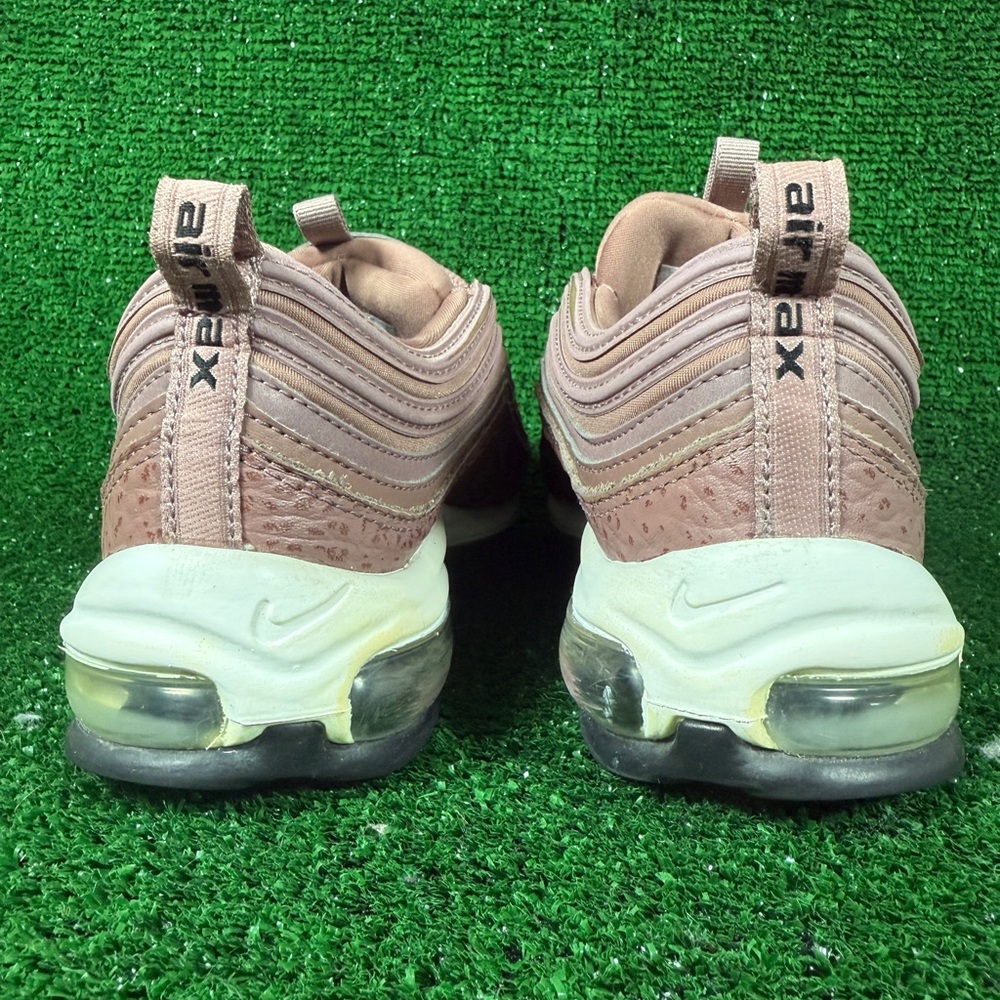 Nike Air Max 97 Taupe Rose Gold Sneakers – Size 6.5 - Picture 3 of 14